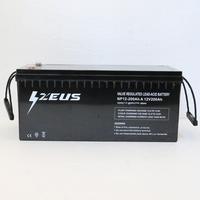 Gambar Aki VRLA Genset, Panel Surya 12V 200AH Zeus Battery Aki Deep Cycle dari ZEUS BATTERY INDONESIA undefined 4 Tokopedia