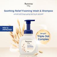 Gambar AVEENO BABY Soothing Relief Wash & Shampoo 400ml - Sabun Mandi & Sampo Bayi Cair Pelembab Kulit Kering dan Sensitif dari Kenvue Official Store undefined 3 Tokopedia