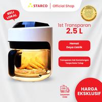 Gambar Starco 2.5 L Digital Air Fryer Transparan Penggorengan Tanpa Minyak dari Starco undefined 1 Tokopedia