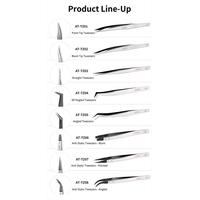 Gambar DSPIAE Anti Static Stainless Steel Precission Tweezers / Pinset Decal dan Sticker Alat merakit Gundam Model Kit / Tweezer - Blunt AT-TZ06 dari Unicorn Toys undefined 2 Tokopedia
