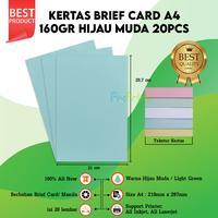 Gambar Kertas Brief Card Kertas Blue White / BW Kertas Manila BC A4 160 gsm - 20 Lembar, Biru Muda dari FixPrint Semarang undefined 3 Tokopedia
