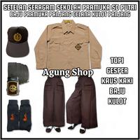 Gambar Setelan Seragam Sekolah Pramuka Penggalang SD Putri Baju Pramuka Lengan Panjang Rok Celana Kulot Pramuka Panjang - Baju + Kulot, 6 TAHUN dari Agung Shop Colection undefined 1 Tokopedia