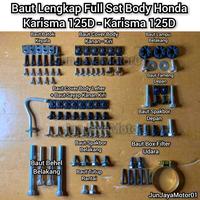 Gambar Baut Baud Full Set Body Bodi Honda Karisma D - Karisma X 125 2002-2005 dari JJMMTR19 undefined 1 Tokopedia