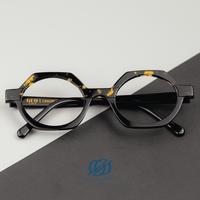 Gambar IDECSEVEN - Frame Kacamata Bulat Persegi Geo Glassius (Anti Radiasi Photocromic Blueray Bluecromic) Normal Minus Silinder Kacamata Minus Pria Wanita - Hanya Frame  dari Geo Glassius 1990 undefined 2 Tokopedia