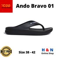 Gambar H&N Online Shop - Sandal Ando BRAVO 01 - Sandal Jepit - Sangat Ringan - SIZE 38 - 43 - Abu, 41 dari H&N Online Shop undefined 2 Tokopedia