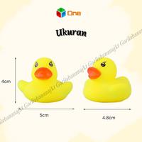 Gambar Mainan Anak Bebek Karet untuk Mandi Anak Bayi isi 1pcs - 6pcs dari Gorilabananajkt undefined 3 Tokopedia