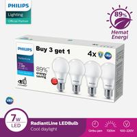 Gambar Philips Lampu Multipack RadiantLine LEDBulb 7W 6500K Putih dari Philips lighting Surabaya undefined 1 Tokopedia