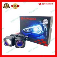 Gambar Headlamp BiLED Matrix 1.5" Blue Matrix Lens Projector Dakar Modulo Trend 80W Lampu Utama LED Projector 1,5 Inch Zenix 6000K Autovision Garansi Resmi Autovision 1 Tahun dari WILL'S VARIASI undefined 3 Tokopedia