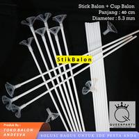 Gambar tangkai balon / gagang balon latex/ stik balon/ pegangan balon / stick dari Queen Party undefined 1 Tokopedia