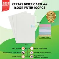 Gambar Kertas Brief Card Kertas Blue White / BW Kertas Manila BC A4 160 gsm - 20 Lembar, Biru Muda dari FixPrint Semarang undefined 1 Tokopedia