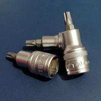 Gambar TEKIRO Kunci Mata Sok Socket Shock L Bintang T40 / Star Bit Socket T 40/KUNCI SOCK BINTANG 1/2" T40 - TEKIRO dari online technical tools undefined 2 Tokopedia