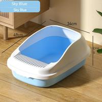 Gambar Rubber Material Cat Litter Box Simple Style Pet Supplies Accessories dari Yesoljeong undefined 5 Tokopedia