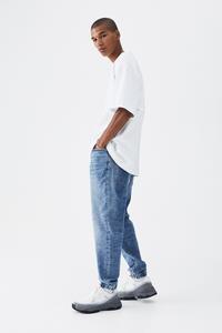 Gambar H&M  Hybrid Regular Tapered Jeans - Denim Blue - M dari DUPLOVE undefined 5 Tokopedia