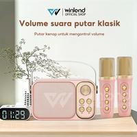Gambar Winland（Garansi 1 tahun/COD） Ready Stock Winland Karaoke Speaker set ktv Cute Wireless 2 mic Nirkabel Portabel Speaker Bluetooth Akustik Karaoke Luar Ruangan - Hijau dari Winland life_NEW undefined 4 Tokopedia