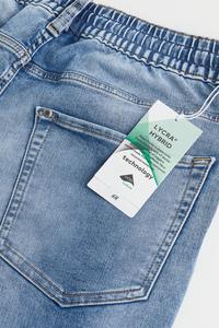 Gambar H&M  Hybrid Regular Tapered Jeans - Denim Blue - M dari DUPLOVE undefined 2 Tokopedia