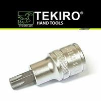 Gambar TEKIRO Kunci Mata Sok Socket Shock L Bintang T40 / Star Bit Socket T 40/KUNCI SOCK BINTANG 1/2" T40 - TEKIRO dari online technical tools undefined 1 Tokopedia