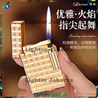 Gambar Korek Api Dupont Api Gas Brushed Derui Lighter DR-258 - 3 dari Lighter Jakarta undefined 1 Tokopedia