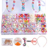 Gambar Kerajinan DIY Meronce Manik Manik Gelang Kalung Bando Dengan Kotak 1  Set Premium dari Kidzcare undefined 4 Tokopedia