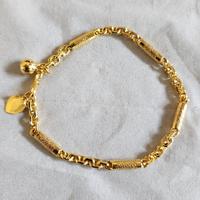 Gambar Gelang Bambu Pasir Nori Lapis Emas Kuning - 17 cm dari Mitra86 undefined 5 Tokopedia