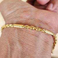 Gambar Gelang Bambu Pasir Nori Lapis Emas Kuning - 17 cm dari Mitra86 undefined 3 Tokopedia