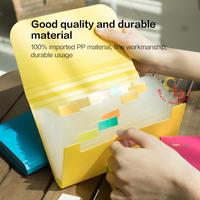 Gambar Deli Dompet plastik A6 map uang map nota map giro Expanding File - Biru dari bless stationery undefined 3 Tokopedia