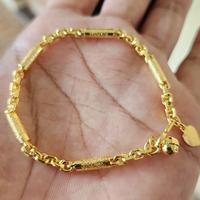 Gambar Gelang Bambu Pasir Nori Lapis Emas Kuning - 17 cm dari Mitra86 undefined 1 Tokopedia