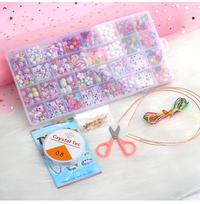 Gambar Kerajinan DIY Meronce Manik Manik Gelang Kalung Bando Dengan Kotak 1  Set Premium dari Kidzcare undefined 5 Tokopedia