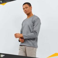 Gambar Stylish Armor V Neck LS Sweatshirt , V Neck lengan panjang - Abu-abu, S dari STYLISH ARMOR undefined 3 Tokopedia