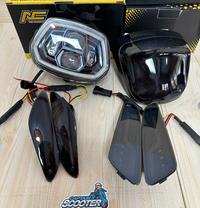 Gambar Paket Lampu Daymaker Sein Stoplamp NC Project Smoke Vespa Sprint (Hitam) dari capt scoot undefined 3 Tokopedia