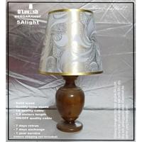 Gambar D' Lavish Zircon Wood PG - Lampu Meja Hias Dekorasi Kayu Solid Mahoni Elegan untuk Kamar Tidur Ruang Makan Ruang Tamu Ruang Kerja Butik Caf Hadiah Ulang Tahun Pernikahan Rumah Baru Anak Orang Tua dari 5alight undefined 1 Tokopedia