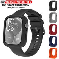 Gambar Silicone Case Huawei Watch Fit 3 - Soft Cover Casing Protector Bumper Softcase Shock Proof Smart Jam Tangan Pintar - Black dari Logay Acc undefined 1 Tokopedia