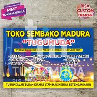 Gambar Cetak Spanduk|Banner|MMT - WARUNG MADURA - TOKO SEMBAKO MADURA - BUKA 24 JAM dari Tugu Muda Printing undefined 1 Tokopedia