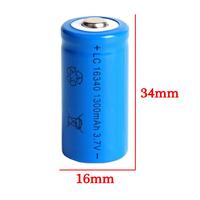 Gambar CR123 Batere Cas / Battery CR 123 / Baterai Recharge 16340 3.7V Li ion dari Cybercyber undefined 1 Tokopedia