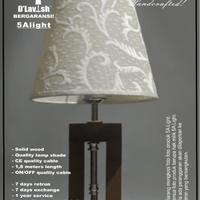 Gambar D'LaVish Palace Wood Natural - Lampu Meja Hias Tidur Nakas 5A Light Bahan Kayu Mahoni Solid Berat 3Kg Kabel 1.8M ON OFF Quality Cable Cocok Untuk Dekorasi Interior Rumah Hadiah Ulang Tahun Pernikahan Rumah Baru Anak Orang Tua dari 5alight undefined 4 Tokopedia