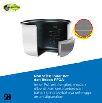 Gambar Miyako Rice Cooker MCM-606 A MCM606A biru – Magic Com 0.6 Liter 3 in 1 350 Watt dari BEZTRO undefined 4 Tokopedia