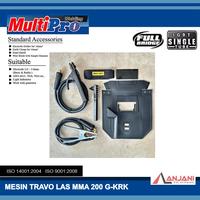 Gambar MULTIPRO MMA 200 G-KRK MESIN TRAVO LAS LISTRIK 200 A DC IGBT INVERTER SMAW 200A MMA200G-KRK / MMA 200G-KRK / MMA200 G-KRK dari Anjani Teknik undefined 2 Tokopedia