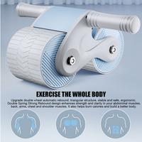 Gambar Roller Gym Roda Fitnes Roda Ganda AB Roller Automatic Rebound Alat Pembakar Lemak Gym dari SRC-galery undefined 4 Tokopedia