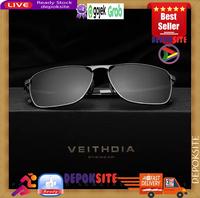 Gambar Original Veithdia Eye Glass Polarized Sunglasses UV Protection Kacamata Fashion Pria / Wanita Unisex - Frame Gray dari Depoksite undefined 3 Tokopedia
