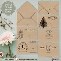 Gambar Undangan Single Hardcover Amplop Kraft - 100 Pcs dari Waroeng Grafika undefined 2 Tokopedia