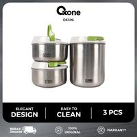 Gambar Oxone OX-306 Vacuum Stainless Jar 3pcs dari Home Electro undefined 1 Tokopedia