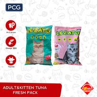 Gambar Makanan Kucing Lezato Dry Cat Food Fresh Pack 1 KG - KIT. TUNA 800G dari Petshop Hemat Serpong undefined 1 Tokopedia