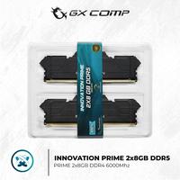 Gambar Innovation Prime Longdimm DDR5 2X8GB 6000Mhz / Memory Ram 16GB Kit DDR5 With Heatsink dari GX COMP undefined 1 Tokopedia