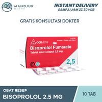 Gambar Bisoprolol OGB Dexa 2.5 mg Strip 10 Tablet dari Apotekmandjurofficial undefined 1 Tokopedia