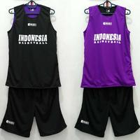 Gambar JERSEY BASKET SETELAN ANAK  TIMNAS INDONESIA PRIA/WANITA - JERSEY TRAINING BASKETBAL - JERSEY BASKET BOLAK-BALIK OLAHRAGA BASKET SETELAN - DONGKER-KUNING, XXS dari HYT Jersey Store undefined 3 Tokopedia