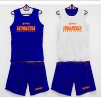 Gambar JERSEY BASKET SETELAN ANAK  TIMNAS INDONESIA PRIA/WANITA - JERSEY TRAINING BASKETBAL - JERSEY BASKET BOLAK-BALIK OLAHRAGA BASKET SETELAN - DONGKER-KUNING, XXS dari HYT Jersey Store undefined 4 Tokopedia