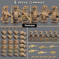 Gambar 1Set Mainan Balok Mini Susun Tentara Militer Swat Team Mainan Balok Military - Kuning dari Momen Hati undefined 4 Tokopedia
