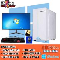 Gambar PC CPU Komputer Rakitan Lengkap Core i5 + Monitor LED 19 inch - RAKITAN ONLY dari INKOR KOMPUTER undefined 1 Tokopedia