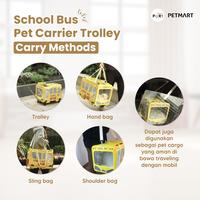 Gambar PURLAB Pet Carrier Trolley School Bus dari Petmart Indonesia undefined 3 Tokopedia