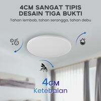 Gambar HAN RIVER Lampu Led Plafon Rumah MinimalisTriwarna Modern 20W 36W 48W cangkang putih - Hitam,48W,Putih dari HAN RIVER Lampu Shop undefined 4 Tokopedia