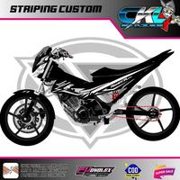 Gambar Striping Variasi Suzuki Satria Fu Fl Tipe S Simpel Stiker Custom - SILVER dari axel digital99 undefined 2 Tokopedia
